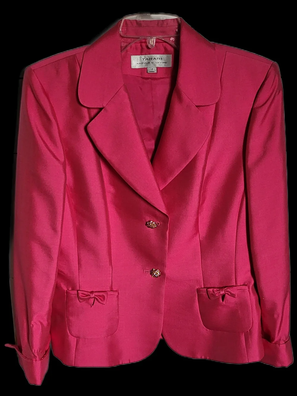 Magenta Tahari Blazer & Skirt
